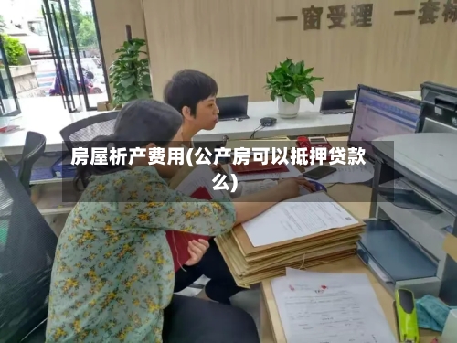 房屋析产费用(公产房可以抵押贷款么)-第3张图片